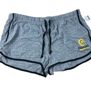 Women's Mankato East Cougars Gray Graphic Athletic Shorts - Size XL - NWT